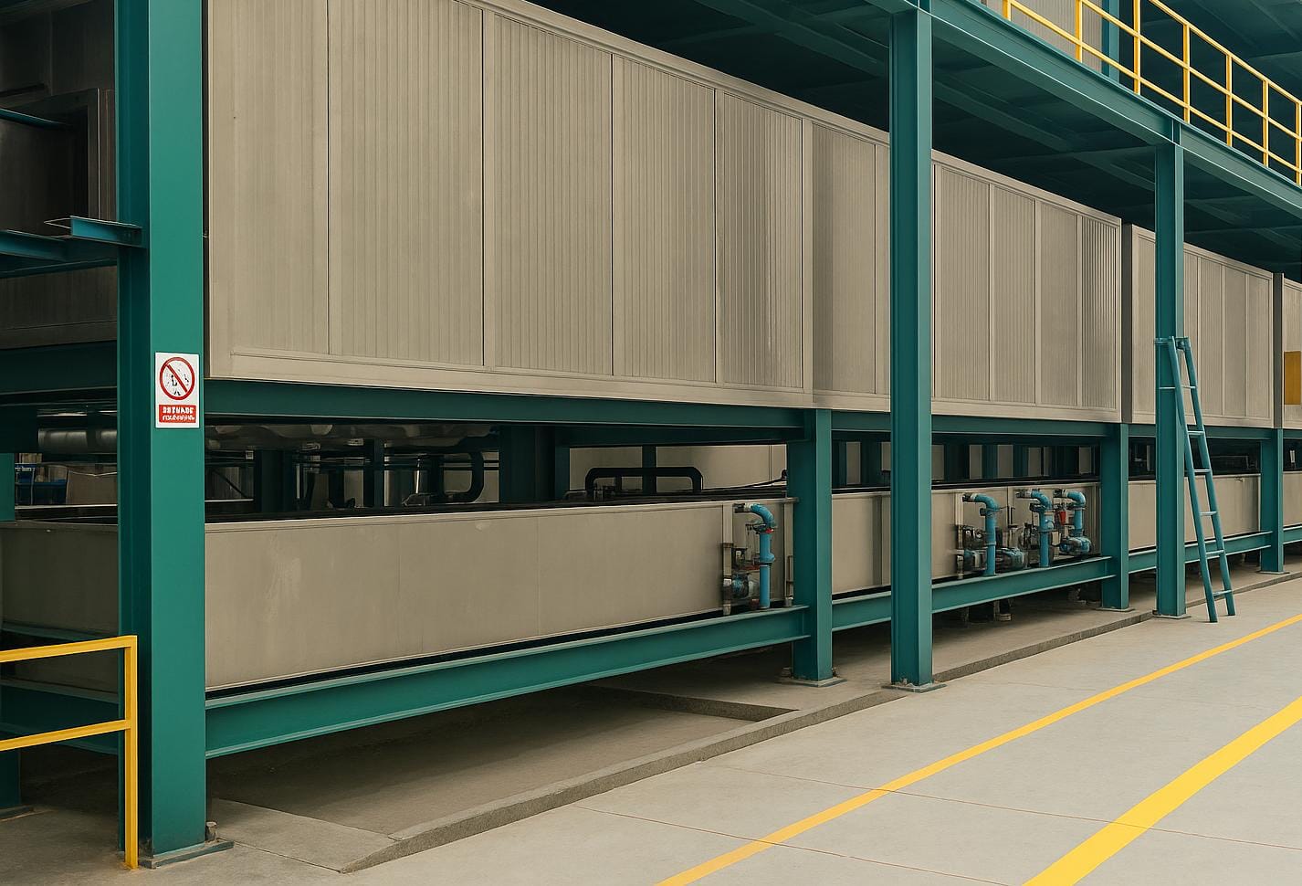 Pre-Painted Galvanized Iron (PPGI) 6 Cleaning system removing dirt and oil from PPGI steel coil surface